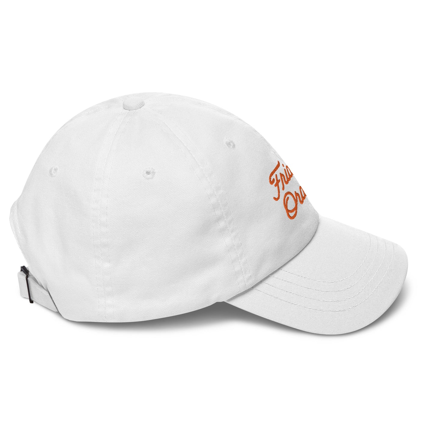 Friday Orange Embroidered Dad Hat