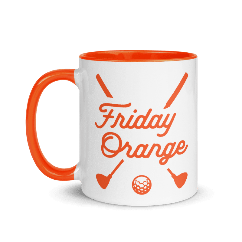 Friday Orange Mug with Colored Inside