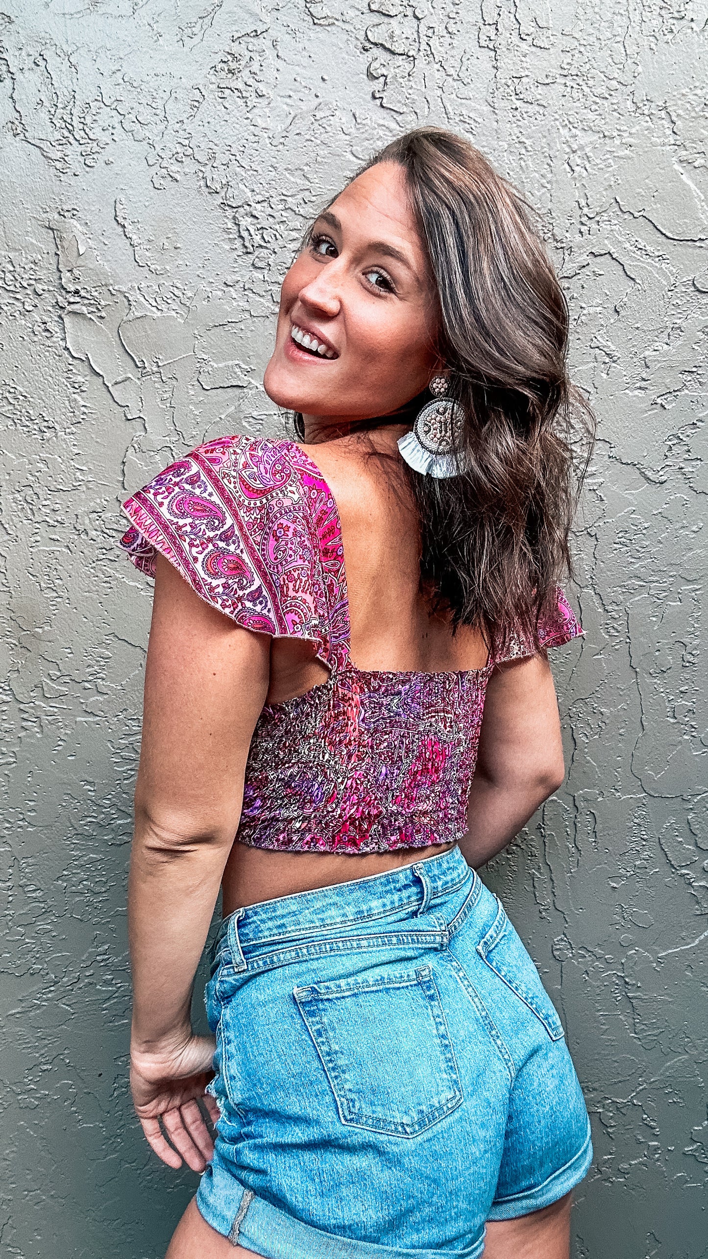 Dixie Boho Crop Top