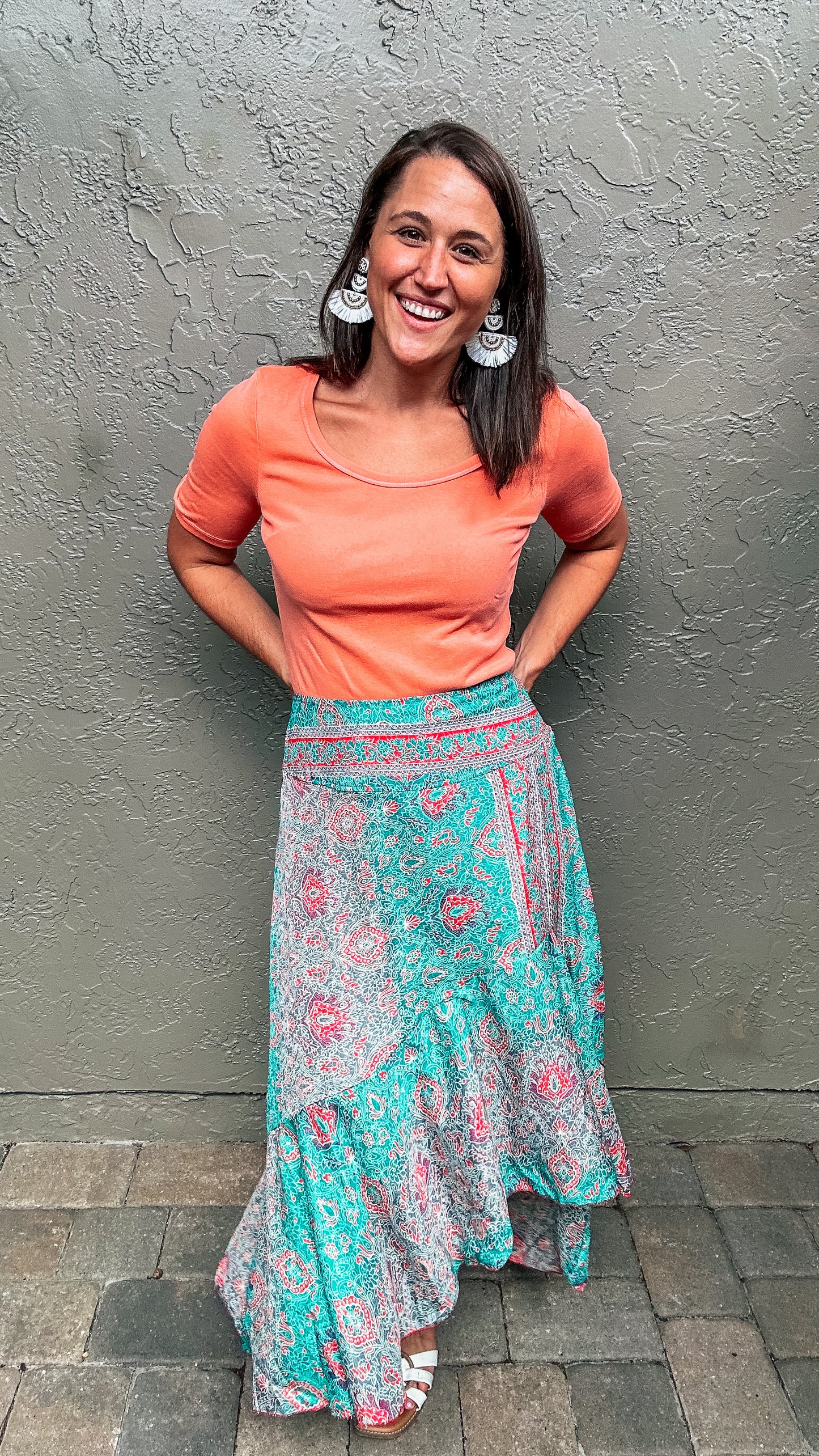 Jade Boho Skirt