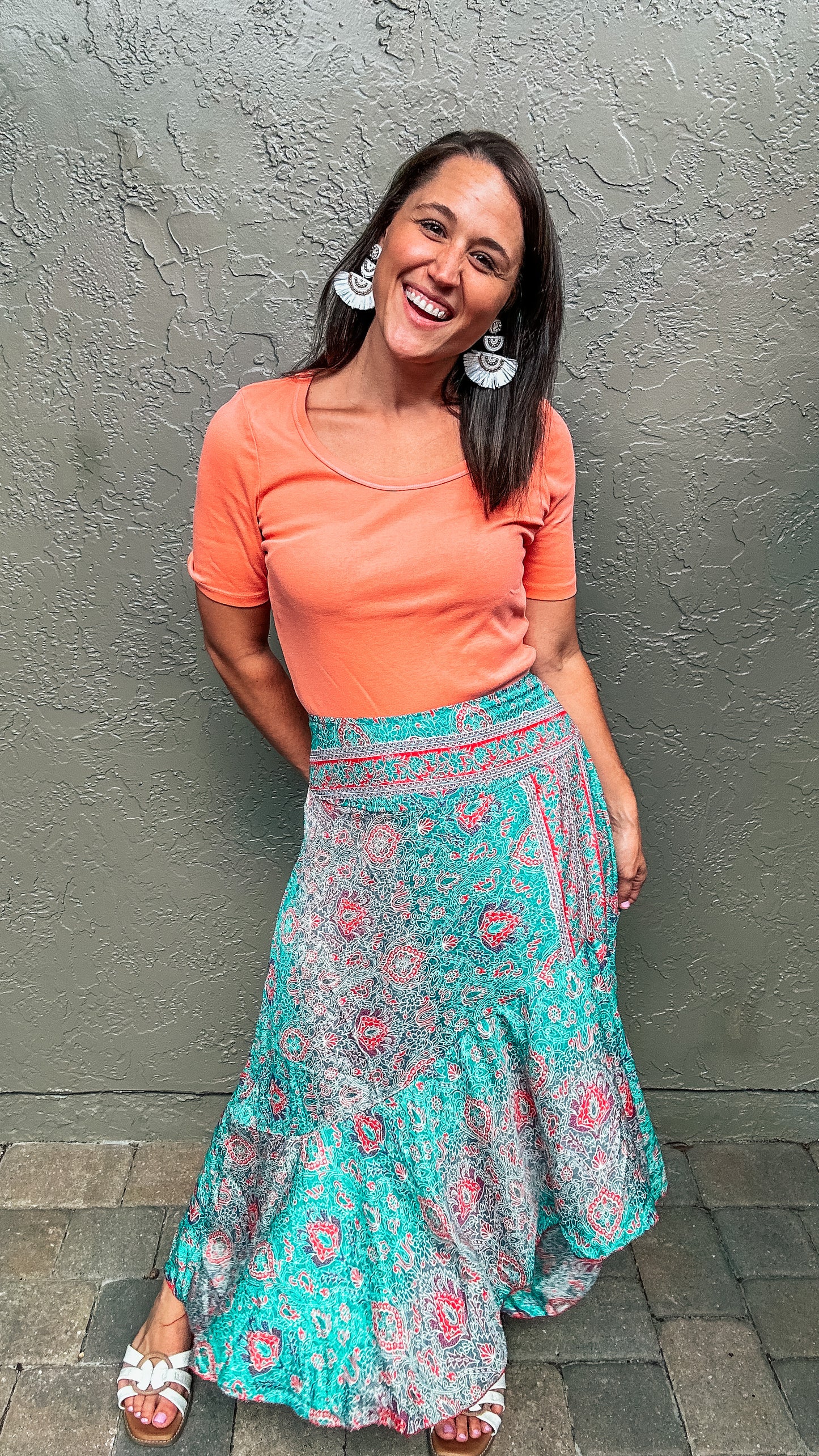 Jade Boho Skirt