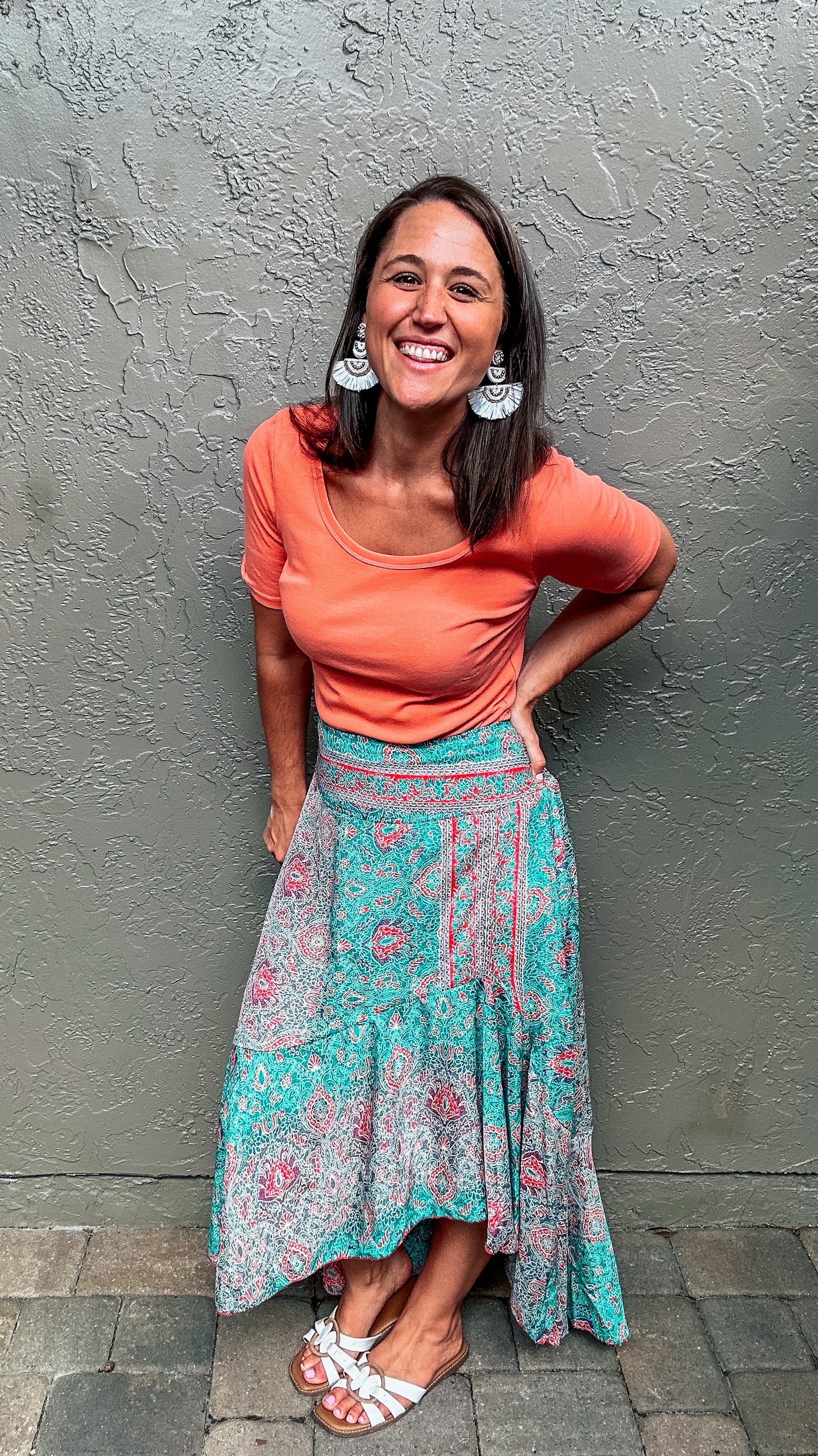 Jade Boho Skirt