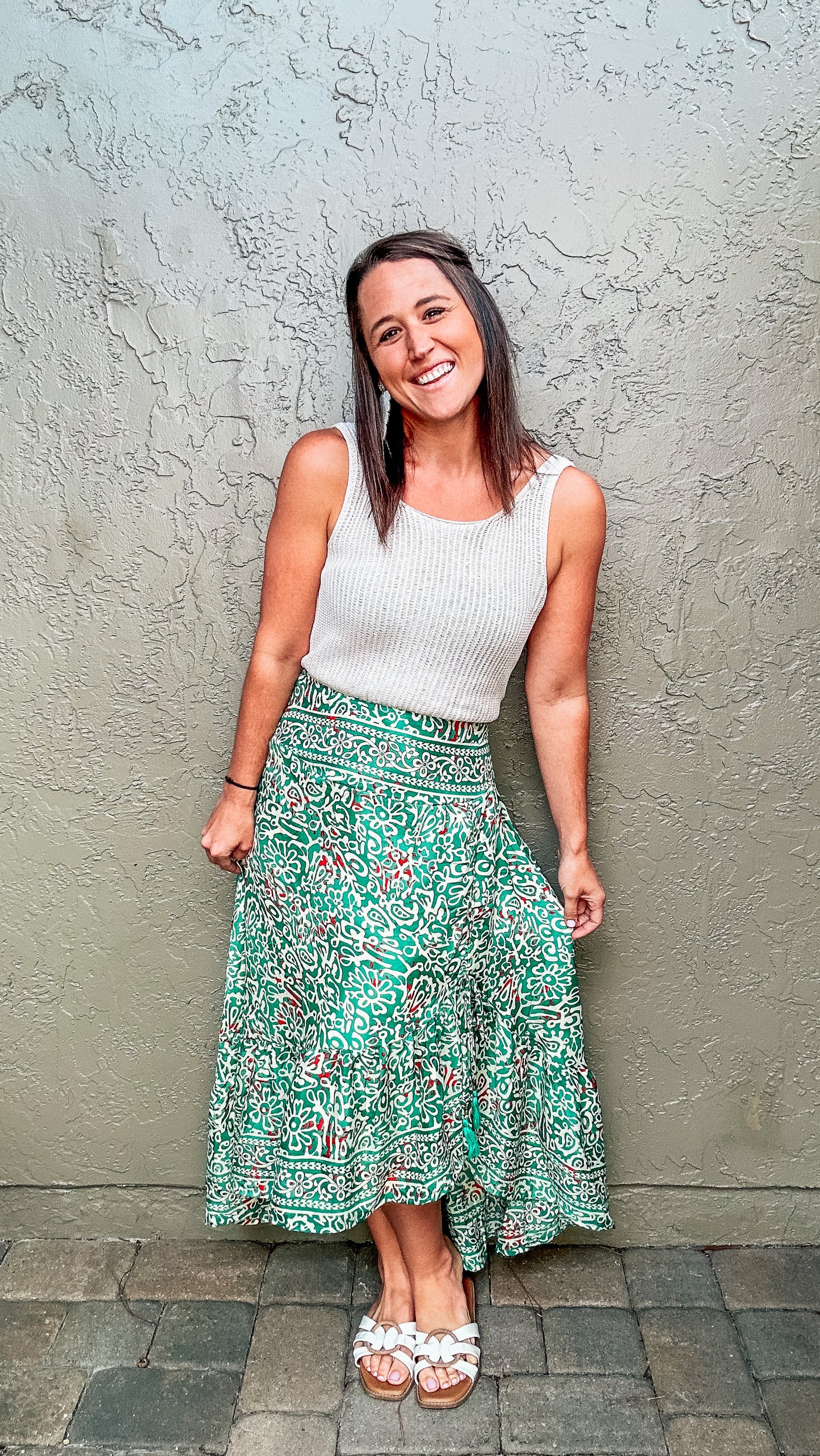 Sage Boho Skirt