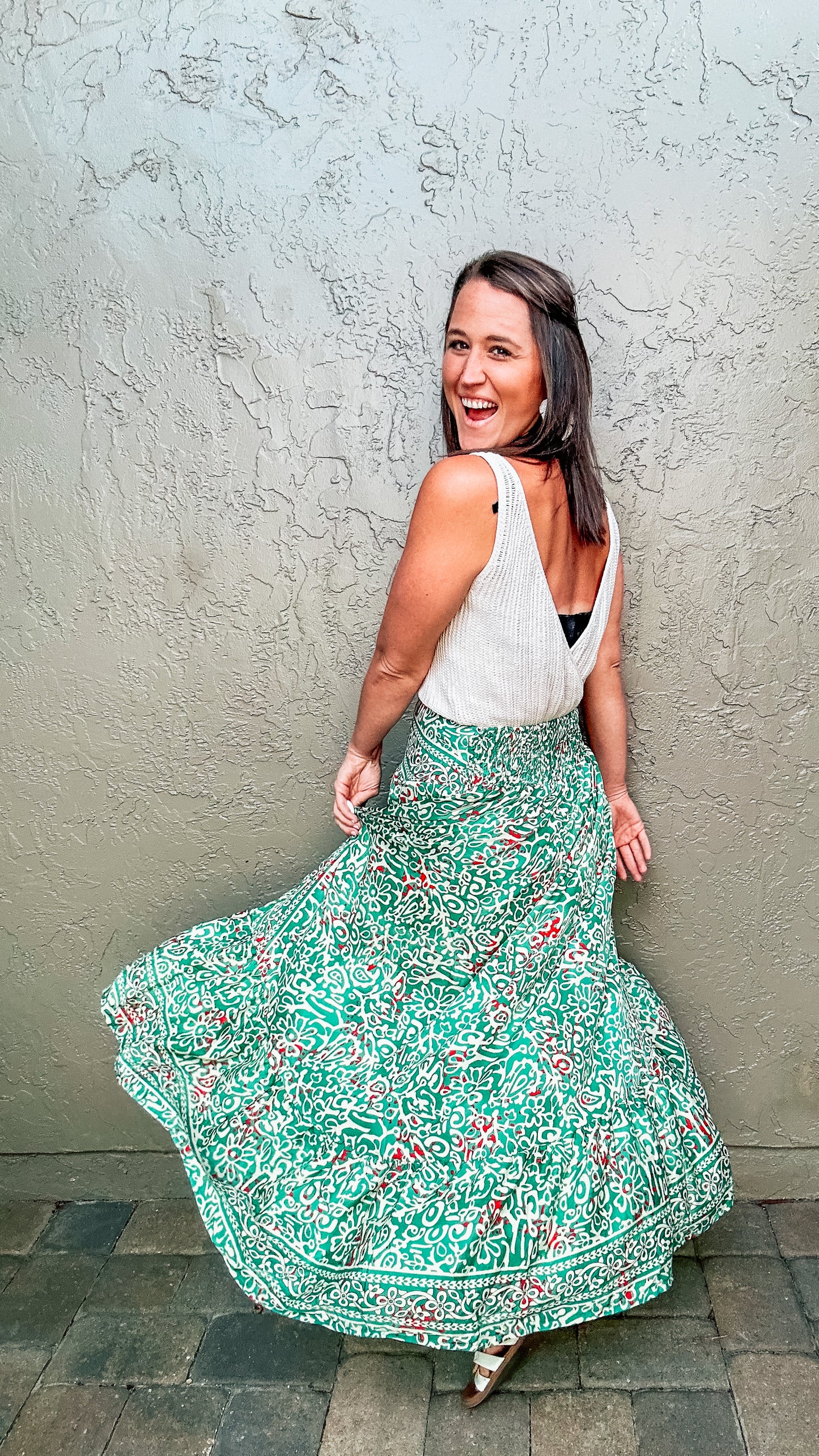 Sage Boho Skirt