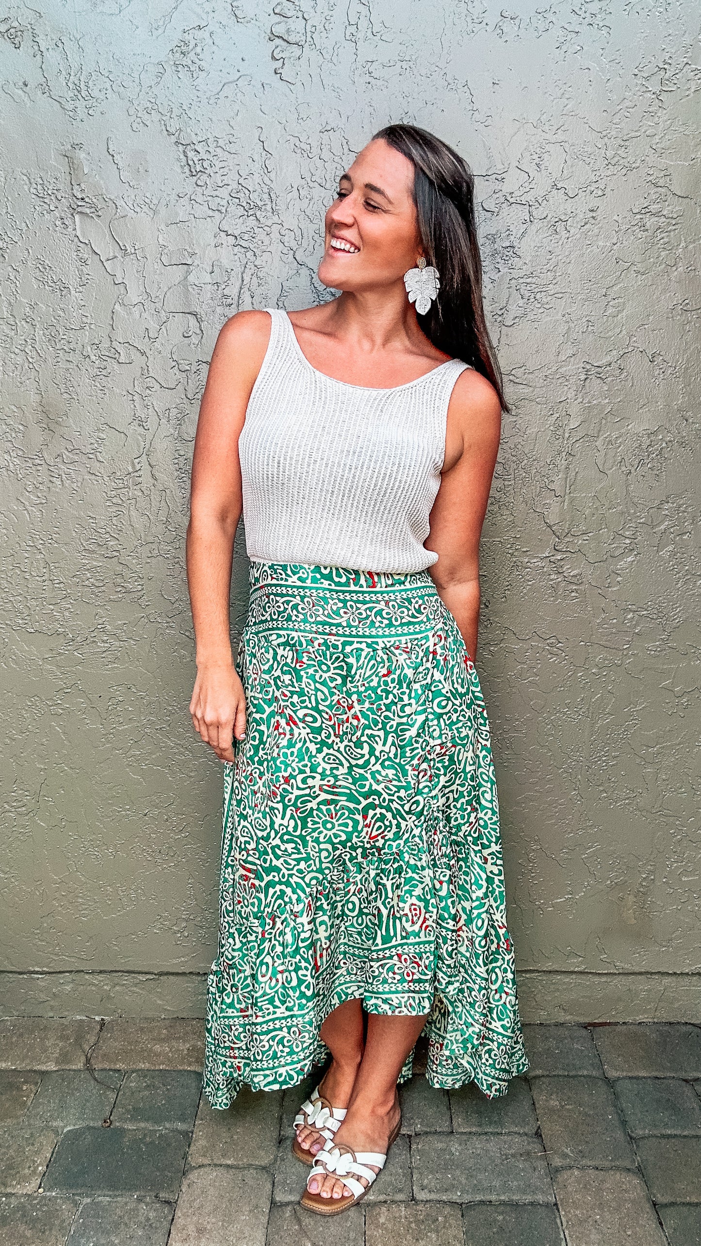 Sage Boho Skirt